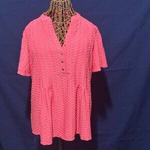 Kim Rogers Pink Top, Size XL